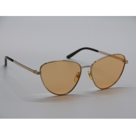NEW GG0803S 004 GUCCI SUNGLASSES CAT EYE FRAME EYEWEAR GUCCI GG 0803S GOLD - Picture 9 of 12